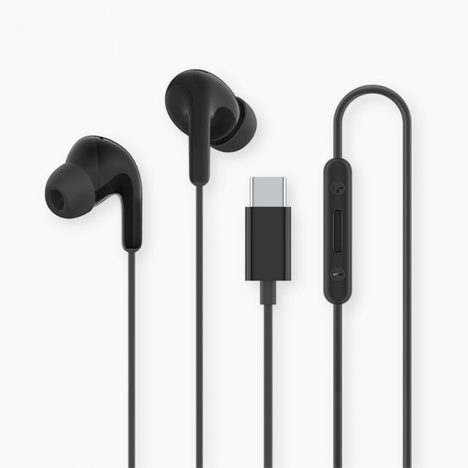 Xiaomi Mi Dual Driver Earphones Auriculares USB-C - Microfono Integrado - Resistencia IPX4 - Control en Cable - Color Negro