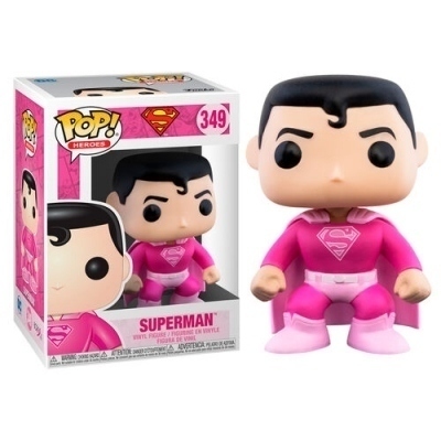 Funko pop dc superman rosa investigacion contra el cancer de mama 49988