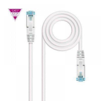 CABLE RED CAT.7 LSZH SFTP PIMF AWG26 BLANCO 2 M