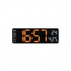 Hama Santa Cruz Reloj digital Rectángulo Negro