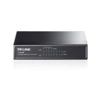 Switch 8 puertos 10 - 100mbps con 4 ptos poe tp - link