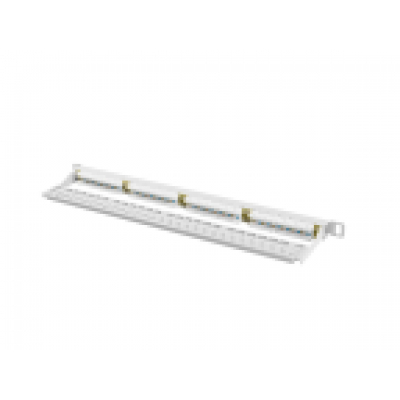 PATCH PANEL LANBERG CAT.6 UTP 24 PUERTOS 0.5U RACK 19 GRIS