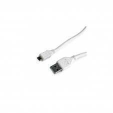 CABLE GEMBIRD USB 2.0 TIPO-A MACHO A MICRO USB B MACHO 1METRO BLANCO CCP-mUSB2-AMBM-W-1M