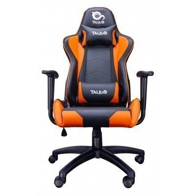 Talius silla Gecko V2 gaming negra/naranja,brazos fijos, butterfly, base nylon, ruedas nylon