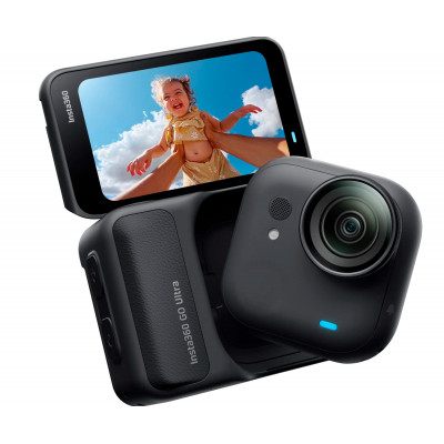 INSTA360 GO ULTRA BLACK / CÁMARA DE ACCIÓN 4K / SENSOR DE 1/1,28 / MODO HDR ACTIVO