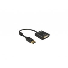 DeLOCK cable gender changer DisplayPort 1.2 DVI-I 24+5 Negro