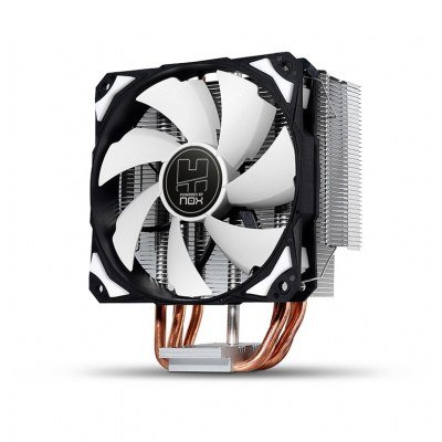 Ventilador disipador cpu nox hummer dissipater h - 312 compatible intel y amd - 4 tubos de calor - soporta 2º ventilador