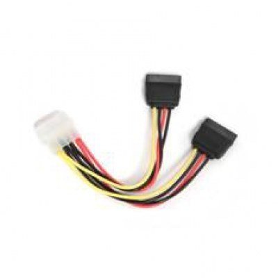 Cable de alimentacion corriente cc - sata - psy molex a 2 sata i - 0.15m