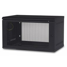 APC AR106 armario rack 6U Bastidor de pared Negro