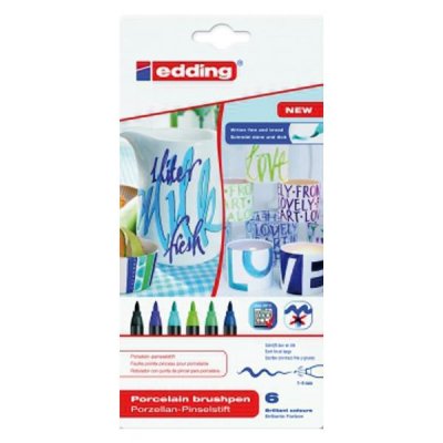 EDDING BL.6 ROTULADORES PARA PORCELANA COLORES CALIDOS