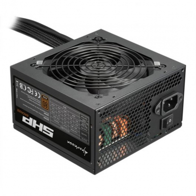 Fuente alimentacion sharkoon shp atx 600w 80+ bronze negro