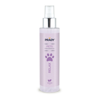 Perfume para mascotas Prady Relax - Frasco de 150 ml | Spray pulverizador