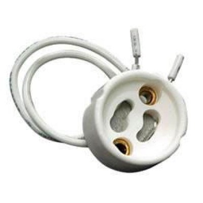 Portalamparas GU10 Ceramico con cable 15cm