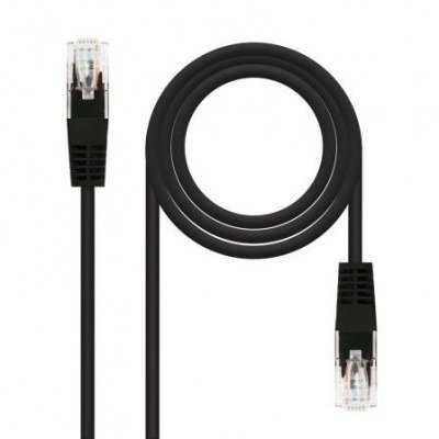 Cable de Red RJ45 UTP Nanocable 10.20.0400-L30 Cat.6/ 30cm/ Negro