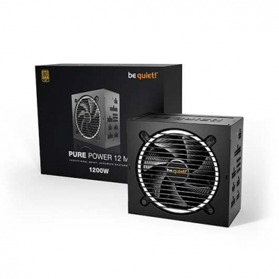 FUENTE DE ALIMENTACION ATX 1200W BE QUIET PURE POWER 12M