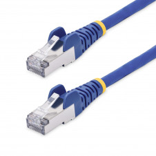 StarTech.com Cable de Red Ethernet CAT8 Azul de 1m - Snagless - sin Pestillo - 25G/40G - 2000MHz - PoE++ de 100W - 26AWG - S/FTP - Alivios de Tensión