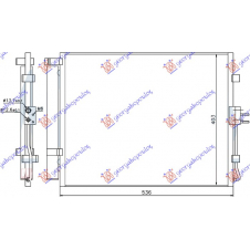 CONDENSER 1.6 PETROL-1.6 CRDi DIESEL (495x400x16) (KOYO)