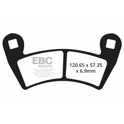 Pastillas de freno TT Sport de carbono EBC FA452TT