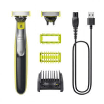 RECORTADORA PHILIPS QP2834/23 ONE BLADE 360 CARA CUERPO DOBLE CUCHILLA