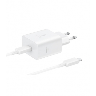 Cargador samsung ep - t4511xwegeu usb tipo c blanco 45w cable incluido