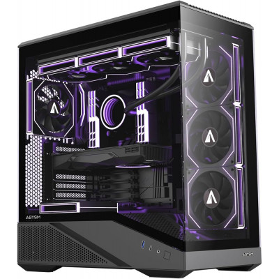 CAJA ATX ABYSM GAMING ARIAN FRAME A400 CRISTAL TEMPLADO USB3.2 NEGRA AB123533