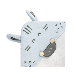 Toalla con capucha 90/90 cm Stripy Friends