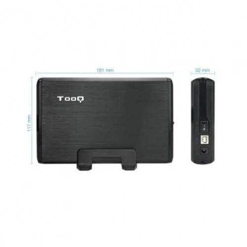 Caja Externa para Disco Duro de 3.5 TooQ TQE-3509B/ USB 2.0