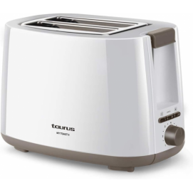Tostador Taurus MY TOAST II, 2 ranuras cortas, 750W, blanco