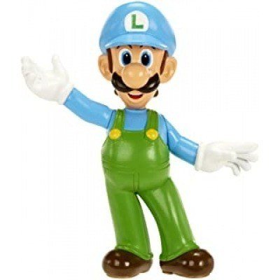 Figura nintendo w1 luigi de hielo 2.5pulgadas edición limitada