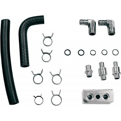 Kit de línea de aceite para motores y cárter 124 tipo Twin Cam S+S CYCLE 31-0425