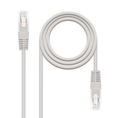 Nanocable Cable de Red Latiguillo RJ45 Cat.6 UTP AWG24 1m - Color Gris