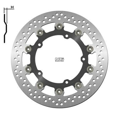 Disco de freno flotante NG 1786G 1786G