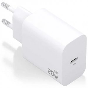 Aisens Cargador GaN 20W 1xUSB-C PD3.0 Blanco