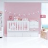Cuna convertible con cajones inferiores · SERO BUBBLE Flamingo · Alondra