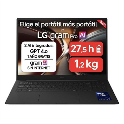 Portatil lg gram pro 16zd90u - g u7 - 355 - 32gb - ssd 512gb - 16 pulgadas - freedos