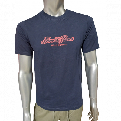 Camiseta JACK & JONES JORCATSKILLS BALLON TEE SS CN FST 12297893 Marino Marino