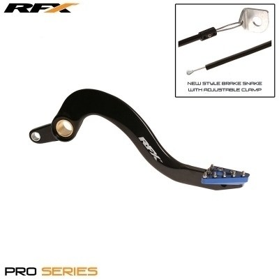 Pedal de freno trasero RFX Pro ST (anodizado duro negro/azul) - Yamaha YZF/WRF 250 FXRB4010199BU