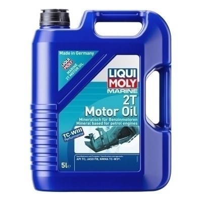 Garrafa 5L aceite de motor 2T marine mineral Liqui Moly API TC, JASO FB, NMMA TC-W3 25020