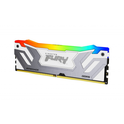MEMORIA KINGSTON 24GB 8400MT/S DDR5 CL40 CUDIMM FURY RENEGADE RGB WHITE XMP - KF584CU40RWA-24