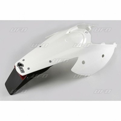 Guardabarros trasero + portamatrículas con LED UFO blanco KTM KT03081#047