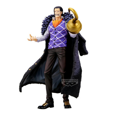 Figura banpresto one piece premium - crocodile - [the brush] 30cm