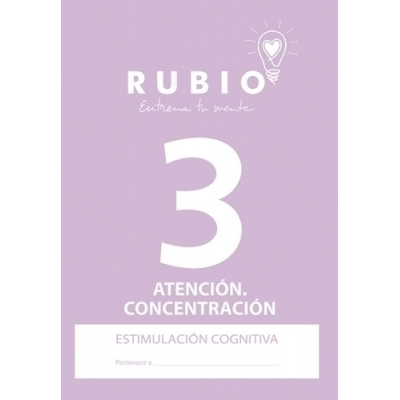 CUADERNO RUBIO A4 ESTIM.COGN.ATENCION 3 - Pack de 5 unidades