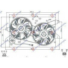 VENTILADOR (DOBLE) (+A/C) DIESEL-GASOLINA