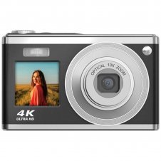 AgfaPhoto DC9200BK Cámara Digital 10x Zoom 24 Mp Negra