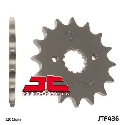 Piñón JT SPROCKETS acero estándar 436 - Paso 520 JTF436.14