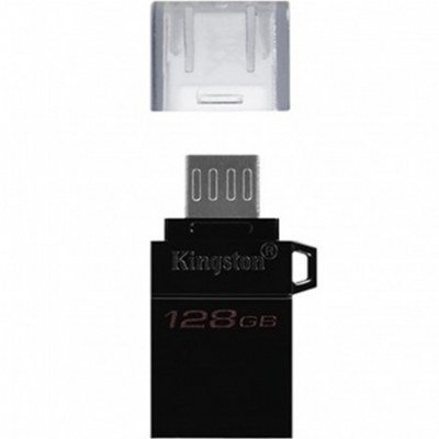 Memoria usb 3.2 micro usb kingston 128gb datatraveler duo 3.0 g2 negro