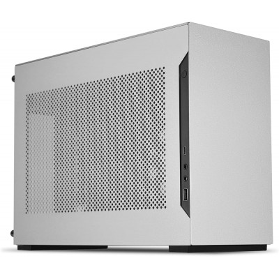Caja MItx Lian Li A4 H2O PCIE 5.0 Plata