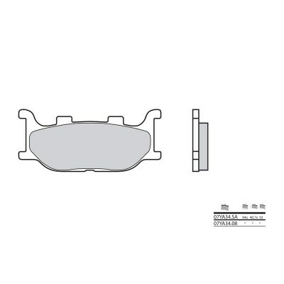 BREMBO Street Sintered Metal Brake pads - 07YA34LA 07YA34LA