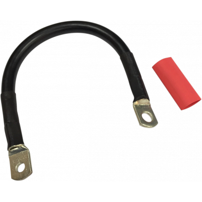 Cable de batería con tubo termorretráctil opcional DRAG SPECIALTIES E25-0091B-10