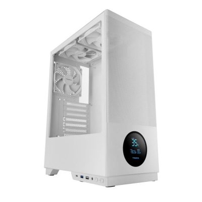 Caja ordenador gaming tacens 2sagitta20 atx cristal templado blanco